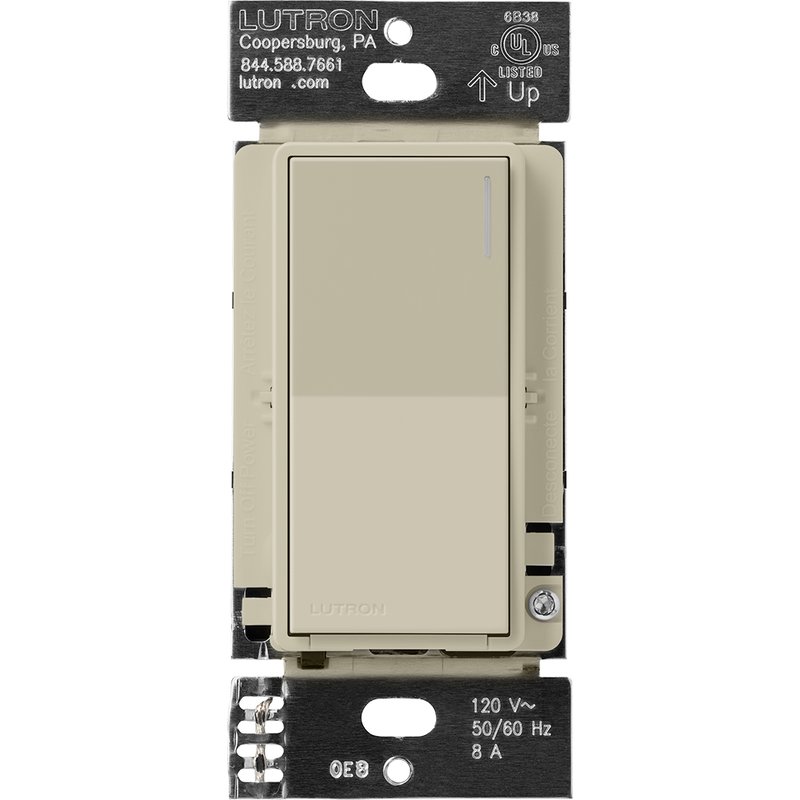 Lutron RRST-RS-CY Sunnata RF Companion Switch for RA3 Systems, Multi-Location Remote Switch, Not for Stand-Alone Use, 120V, Clay