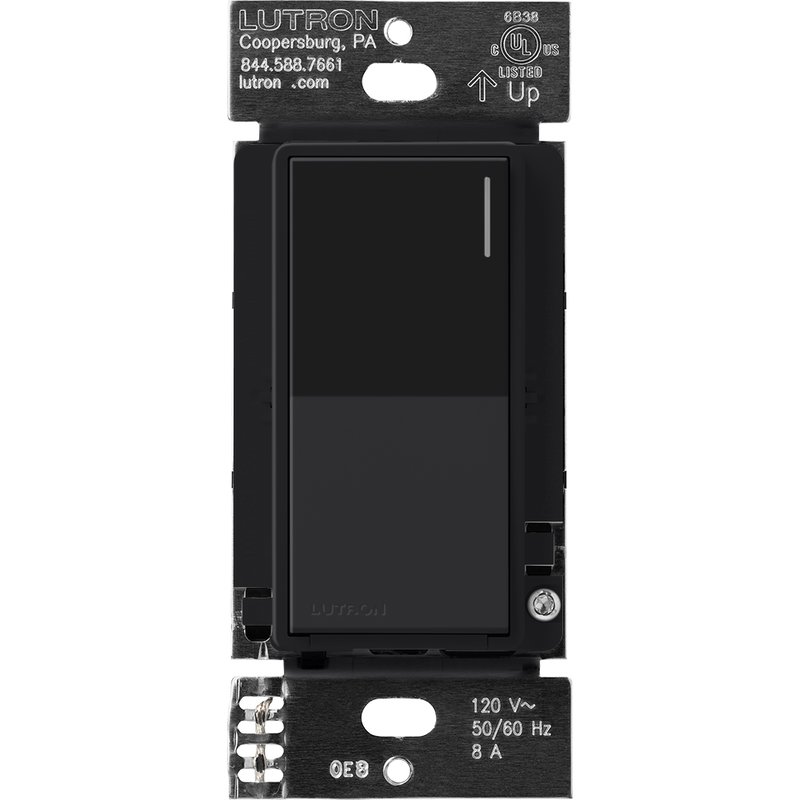 Lutron RRST-RS-MN Sunnata RF Companion Switch for RA3 Systems, Multi-Location Remote Switch, Not for Stand-Alone Use, 120V, Midnight