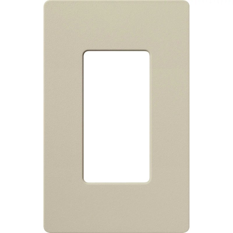 Lutron SC-1-CY Claro 1 Gang Wall Plate for Decorator-Style Dimmers, Switches, and Outlets, Satin Finish, Clay