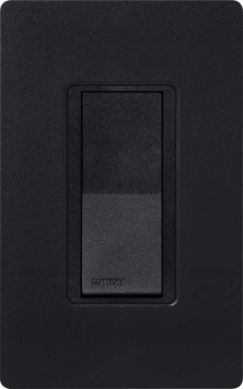 Thumbnail 2 for Lutron SC-1PS-MN Claro Single Pole, On / Off Rocker Switch, 15A, Satin Finish, Midnight