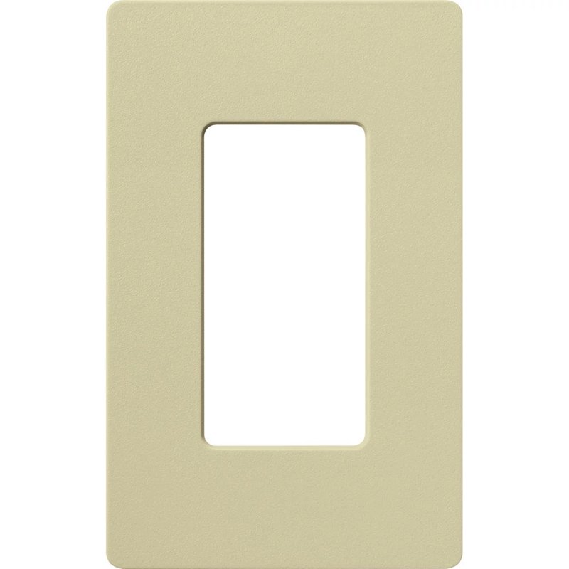 Lutron SC-1-SA Claro 1 Gang Wall Plate for Decorator-Style Dimmers, Switches, and Outlets, Satin Finish, Sage