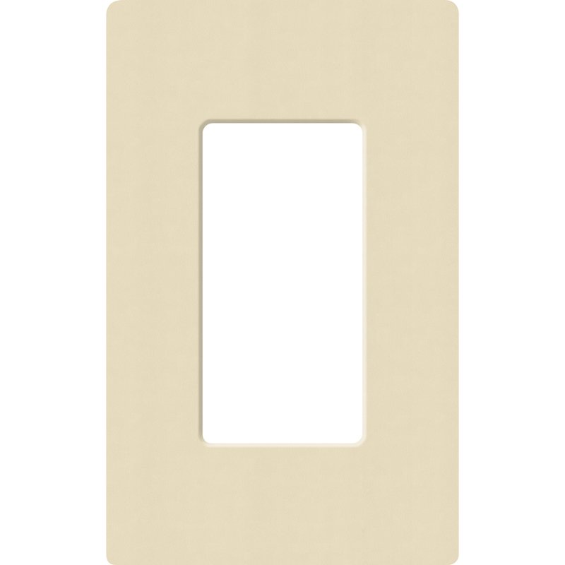 Lutron SC-1-SD Claro 1 Gang Wall Plate for Decorator-Style Dimmers, Switches, and Outlets, Satin Finish, Sand