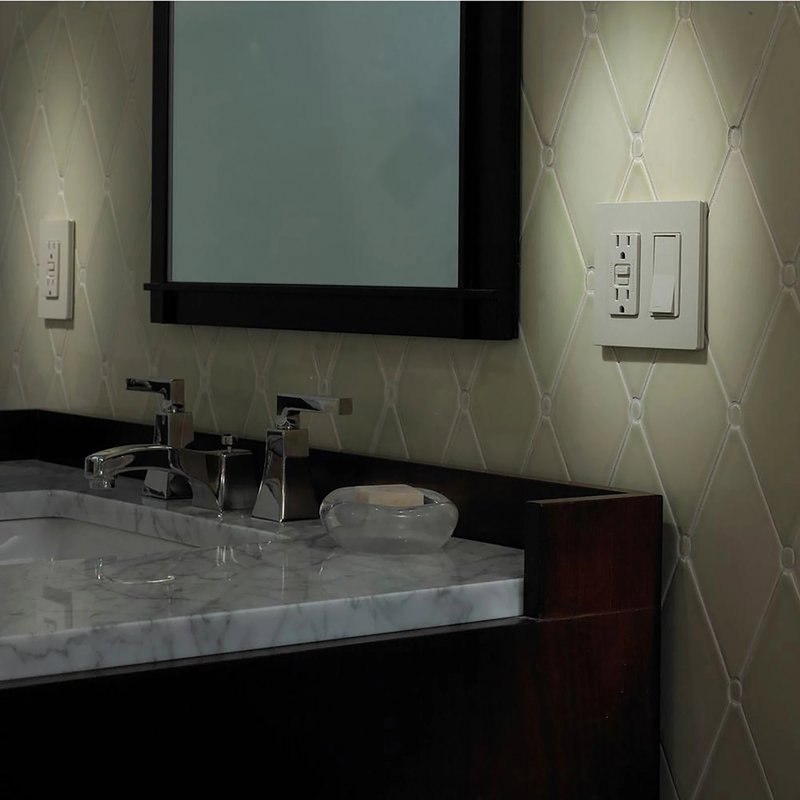 Thumbnail 5 for Lutron SC-2-CS Claro 2 Gang Wall Plate for Decorator-Style Dimmers, Switches, and Outlets, Satin Finish, Cobblestone