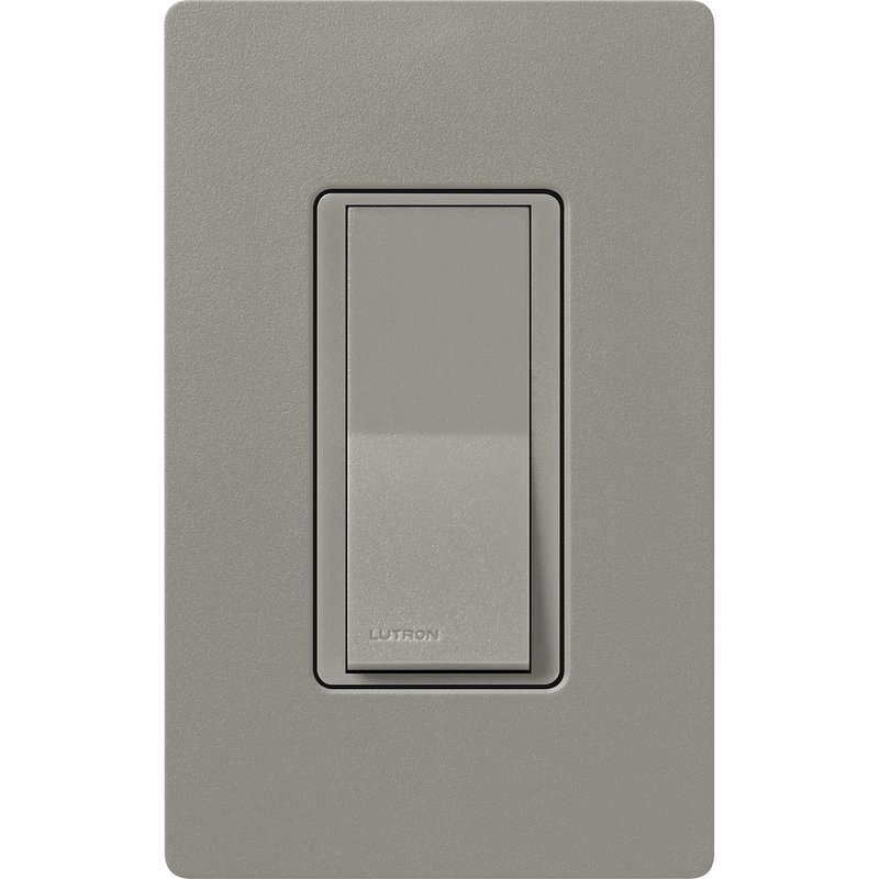Thumbnail 2 for Lutron SC-3PS-CS Claro Single Pole / 3-Way, On / Off Rocker Switch, 15A, Satin Finish, Cobblestone