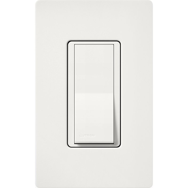 Thumbnail 2 for Lutron SC-3PS-RW Claro Single Pole / 3-Way, On / Off Rocker Switch, 15A, Satin Finish, Architectural White