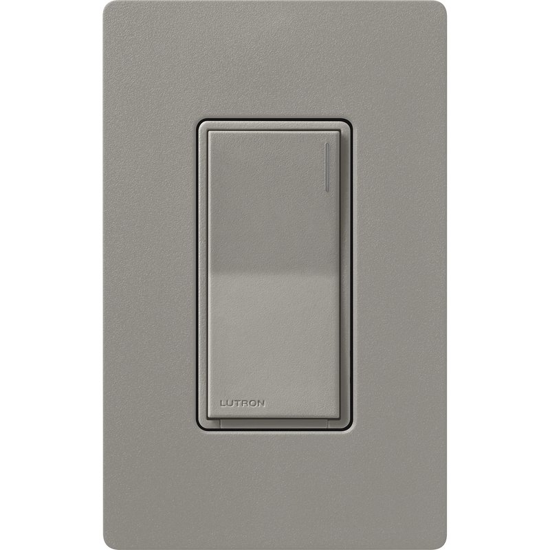 Thumbnail 3 for Lutron ST-6ANS-CS Sunnata On / Off Switch, 6A Lighting or 3A 1 / 10HP Motor, Single Pole / Multi-Location, Cobblestone