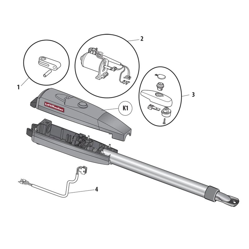 Thumbnail 2 for LiftMaster LA412DC Primary Replacement Arm