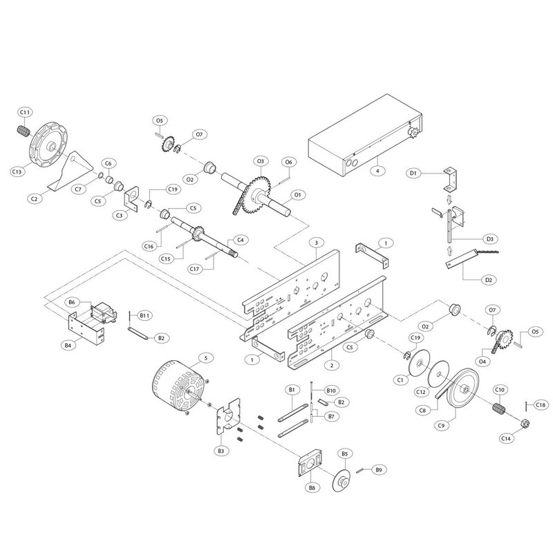 Thumbnail 2 for LiftMaster MH5011UL Medium-Duty Logic Hoist Operator, 1/2HP, 115V, 60 Hz
