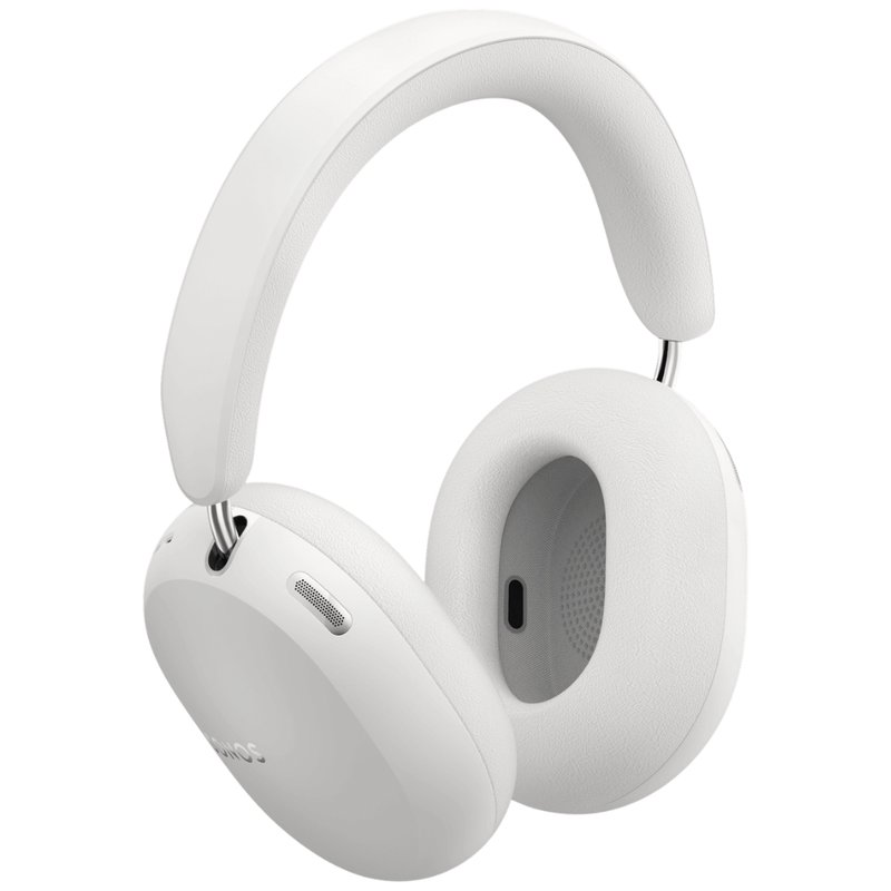 Sonos ACEULUS1 Sonos Ace Ultra Noise-Canceling Headphones, USB-C and 3.5mm, Soft White