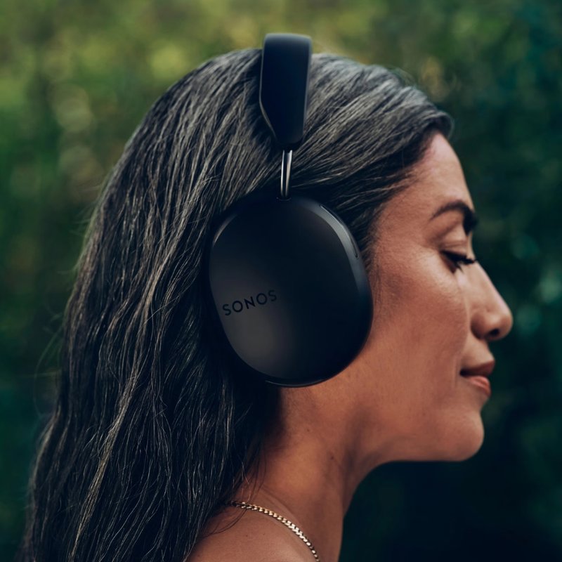 Thumbnail 8 for Sonos ACEG1US1BLK Ace Wireless Noise-Canceling Over-Ear Headphones, Black