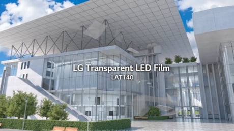 LG 14mm Transparent LED Film